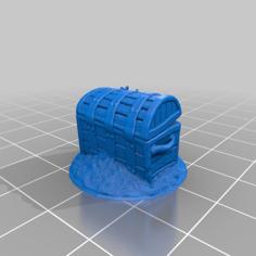 Underwater Treasure Chest 3D Printer Model