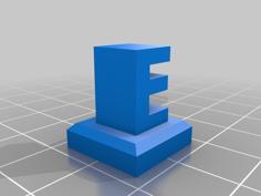 Lego Letters (2×2 Brick) 3D Printer Model