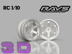 Rim RC Car 1/10 Rays Replica 3D Printer Model