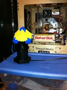 Motorized Cube Gears 3D Printer Model