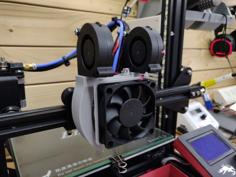 Ender 3 60mm Fan Upgrade 3D Printer Model