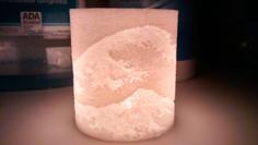 360 Wave Lithophane 3D Printer Model