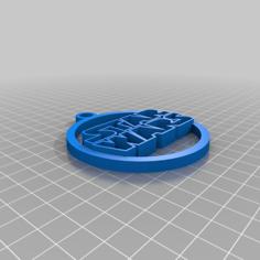 Xmas Star Wars Logo Ornament 3D Printer Model