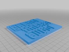 Gta Logo 3D Printer Model