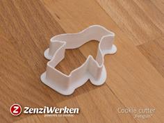 Penguin Cookie Cutter 3D Printer Model