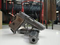 Walther PPK. Fullscale Replica 3D Printer Model