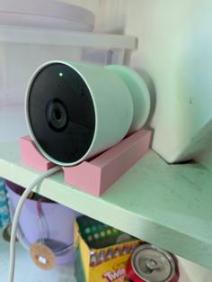 Nest Cam Battery Shelf Cradle 3D Printer Model