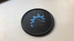 Rick And Morty Coaster 3D Printer Model