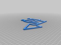 Restroom Sign Minimalist 3D Printer Model