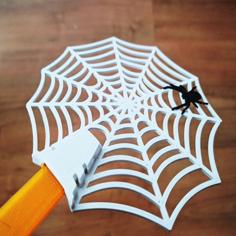 Spider Web Fly Swatter 3D Printer Model