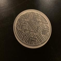 Art Deco Coaster 3D Printer Model