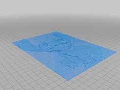 Stitch Hueforge 3D Printer Model