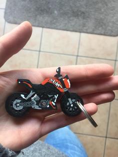 KTM Duke Key Fob 3D Printer Model