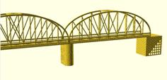 HO Train Bridge Pillars – Piliers De Pont 3D Printer Model