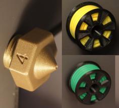 3D Printer Door Knobs ( Nozzle & Filament Spool ) 3D Printer Model