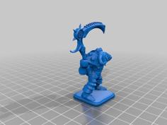 Nurgle Chaos Warrior 3D Printer Model