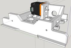 Frame Brace With Y-axis Motor Mount And Screw Holes (Anet A8) 3D Printer Model