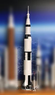 NASA Saturn V Apollo, 1/200 Scale. 3D Printer Model