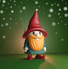 Holiday Gnome 3D Printer Model