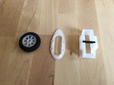 HobbyKing Mini Skywalker Parts: Landing Wheel 3D Printer Model