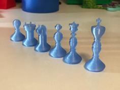 Easy Print Chess Set 3D Printer Model