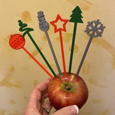 Holiday Party Cocktail Stirrers – Swizzle Sticks 3D Printer Model