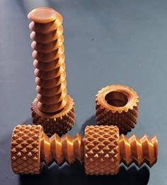 Knurl Bolt 3D Printer Model