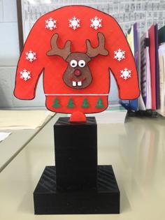 Ugliest Sweater Trophy 3D Printer Model