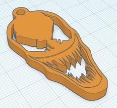 Venom Keychain 3D Printer Model