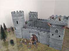 Modular Castle, Tower And Windmill 3D Printer Model