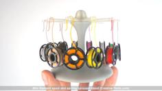 Mini Filament Spool And Earring Carousel Stand 3D Printer Model