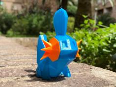 Low Poly Mudkip 3D Printer Model