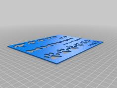 Stencil Shapes 3D Printer Model