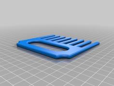 Curl Comb 3D Printer Model