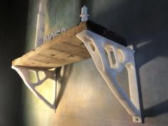 Organic Shelf Bracket (Topology Optimised) 3D Printer Model