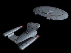 Star Trek – The Next Generation Galaxy Class Enterprise NCC-1701-D Seperable 3D Printer Model