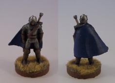 Northern Warrior With Greatsword 3D Printer Model