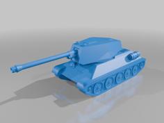 T-34-100 Tank Destroyer 3D Printer Model