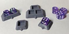 Customizable D6 Holder (Multi-dice) 3D Printer Model