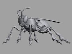 Mechanical Robot Bee 3D Printer Model