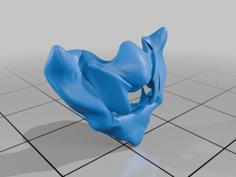 Oni Mask 3D Printer Model