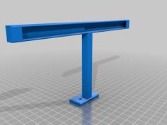 Extrusion LED Light Bar With Wire Tunnel And Optional GoPro Mount 3D Printer Model