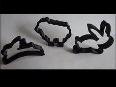 Easter Cookie Cutters 3D Printer Model