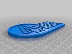 Fj40 4 Wheel Drive Emblem 3D Printer Model