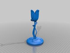 Rose Incense Holder 3D Printer Model