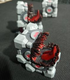 Companion Cube Mimic 3D Printer Model