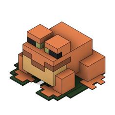 Minecraft Frog 3D Printer Model