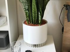 Biological Air Purifier, Indoor Planter, Plant Pot (Medium) 3D Printer Model