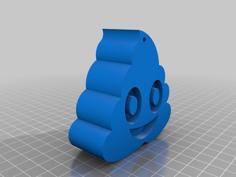 Poop Emoji Christmas Ornament 3D Printer Model