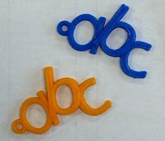 ABC Charm 3D Printer Model